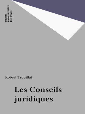 cover image of Les Conseils juridiques